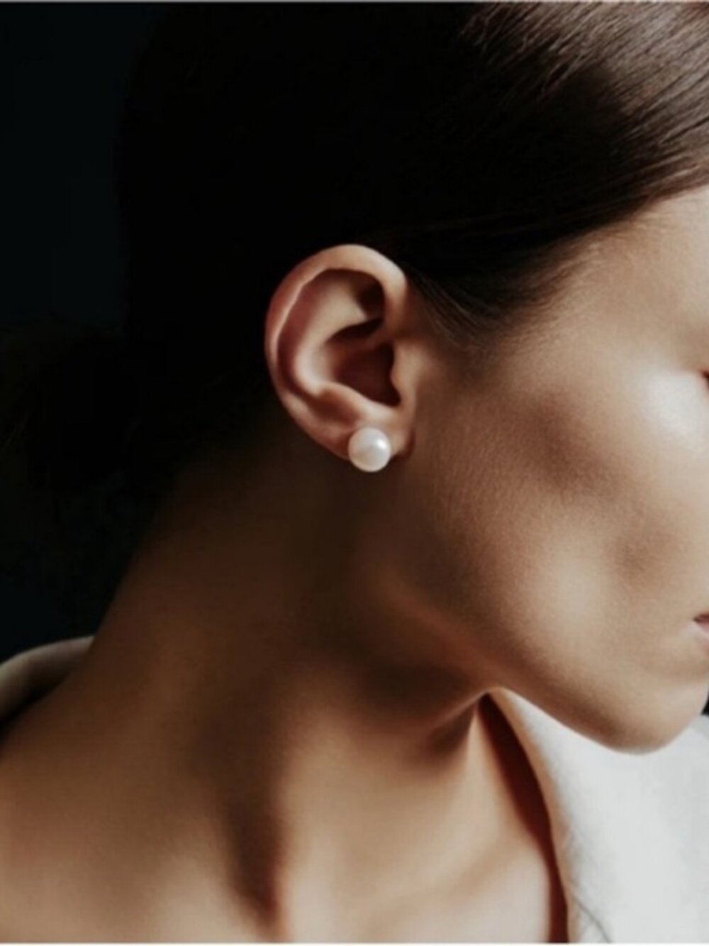 New! Gold Freshwater Pearl Earrings (1001) NWOT